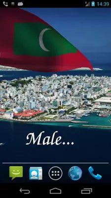 Maldives Flag Live Wallpaper android App screenshot 6