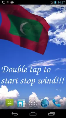 Maldives Flag Live Wallpaper android App screenshot 7